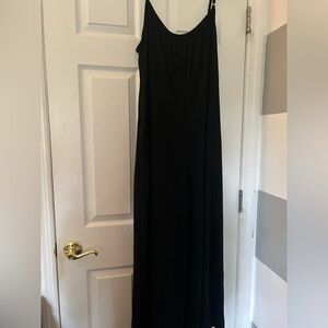 Black relaxed fit jumpsuit